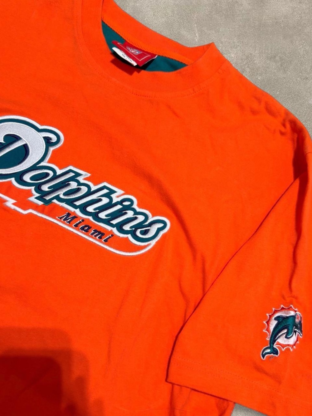 Miami Dolphins Orange Graphic Tee